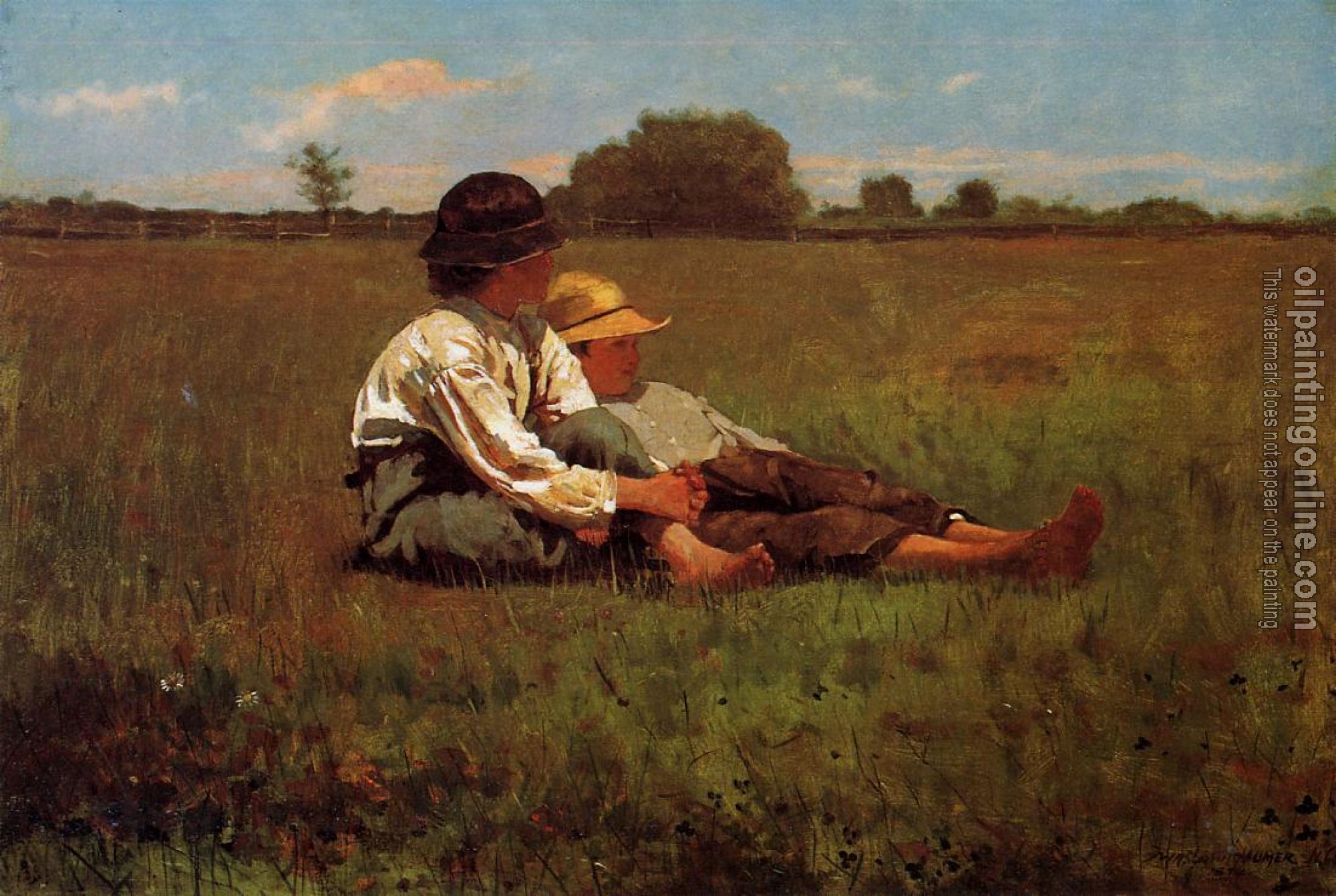 Homer, Winslow - Boys in Pasture